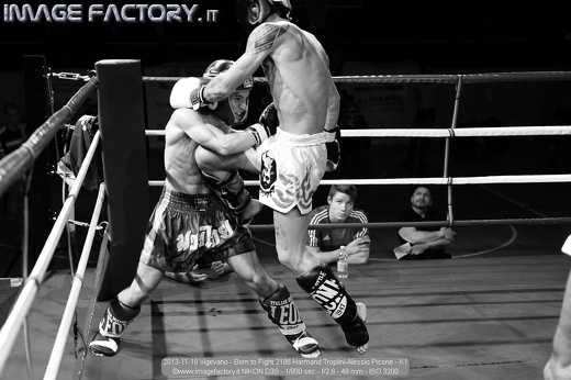 2013-11-16 Vigevano - Born to Fight 2186 Harmand Troplini-Alessio Picone - K1